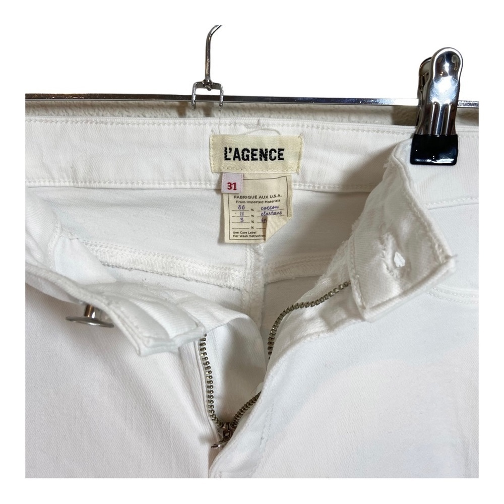 L’Agence High-rise Bootcut Selma Jean - Blanc - Picture 8 of 9